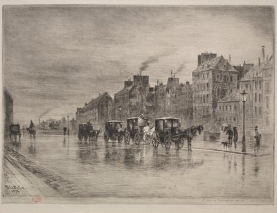 Zimowy poranek na Quai de l