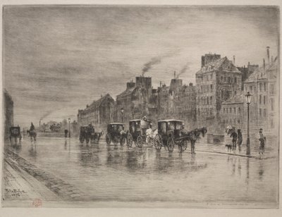 Zimowy poranek na Quai de l