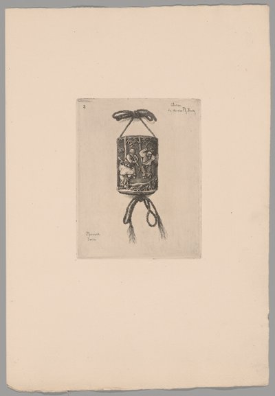 Japonizm autorstwa Felix Hilaire Buhot
