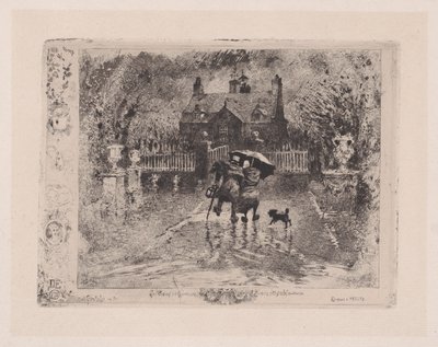 Sąsiedzi na wsi Sąsiedzi na wsi, 1860-98. autorstwa Felix Hilaire Buhot