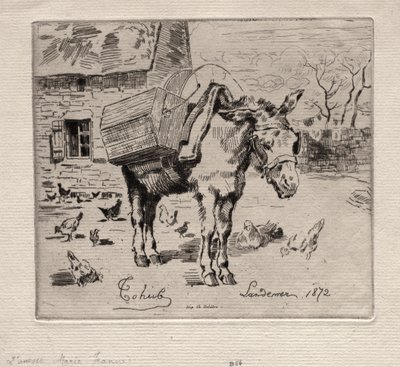 Muł, Marie-Jeanne autorstwa Felix Hilaire Buhot