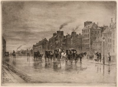 Zimowy poranek na Quai de l