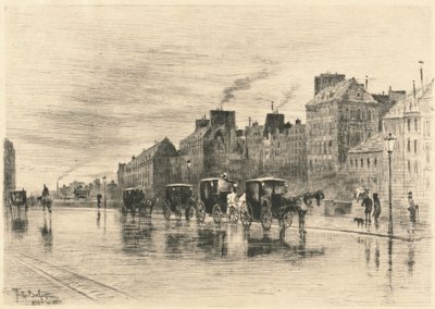 Zimowy poranek na Quai de l