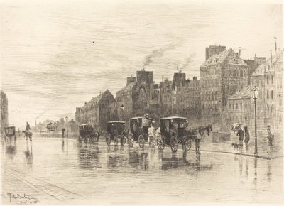 Zimowy poranek na Quai de l
