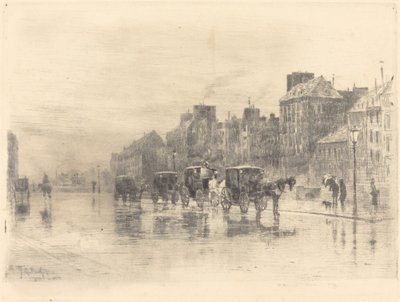 Zimowy poranek na Quai de l
