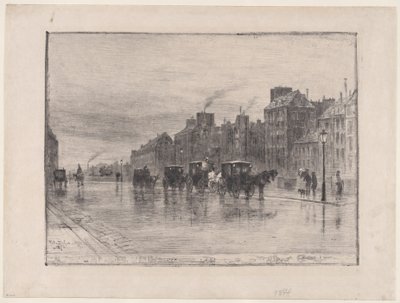 Zimowy poranek na Quai de l