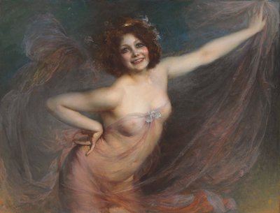 Portret Loie Fullera autorstwa Felix Hippolyte Lucas