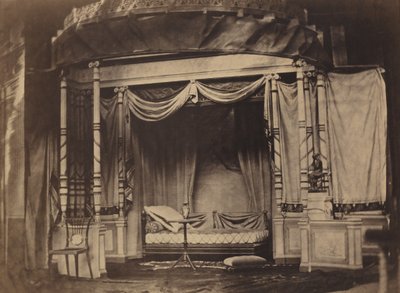 Sypialnia wystawiona na Wystawie Powszechnej w Paryżu w 1855 r., 1855 r. (zdjęcie) autorstwa Félix Jacques Antoine Moulin