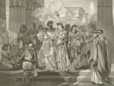 Antoniego i Kleopatry. Akt I, Scena I (wklęsłodruk) autorstwa Felix Octavius Carr Darley