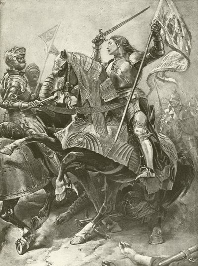 Pierwsza część Król Henryk VI. Akt I, Scena V (wklęsłodruk) autorstwa Felix Octavius Carr Darley