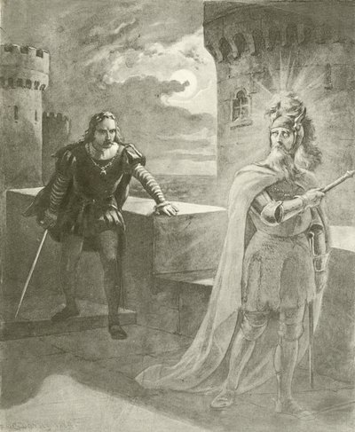 Mała wioska. Akt I, Scena V (wklęsłodruk) autorstwa Felix Octavius Carr Darley
