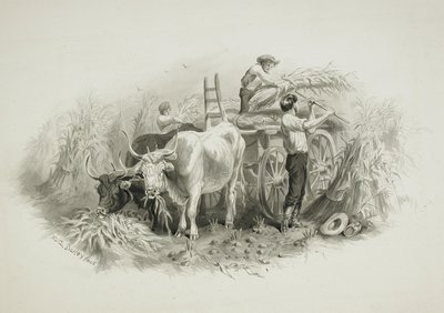 Scena sianokosów autorstwa Felix Octavius Carr Darley
