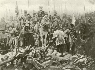 Król Henryk V. Akt IV, Scena VII (wklęsłodruk) autorstwa Felix Octavius Carr Darley