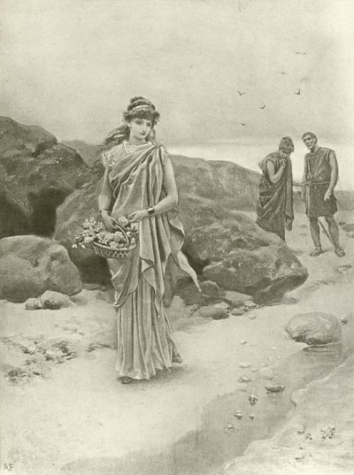 Perykles. Akt IV, Scena I (wklęsłodruk) autorstwa Felix Octavius Carr Darley