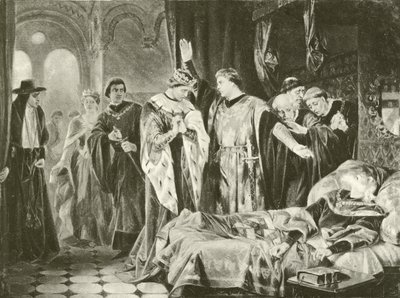 Druga część Henryka VI. Akt III-Scena II (grawiura) autorstwa Felix Octavius Carr Darley