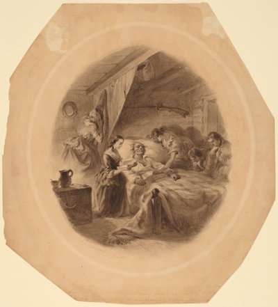 Śmierć lokatora autorstwa Felix Octavius Carr Darley