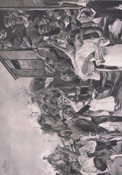 Z przodu ilustracja z Hindenburga wydana przez Daterlandischer Derlag C U Weller Berlin autorstwa Felix Schwormstadt