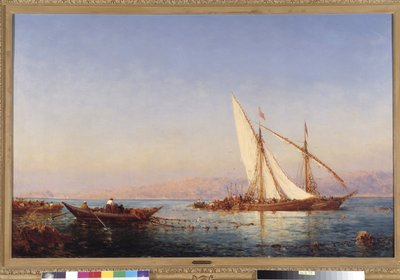 Wędkarstwo w Marsylii Obraz Felixa Ziema (1821-1911) 1911 Obowiązkowa wzmianka: Kolekcja fundacja względy de Prowansji, Marsylia autorstwa Félix Ziem