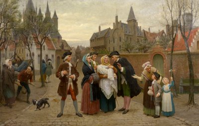 Chrzest we Flandrii w XVIII wieku autorstwa Felix de Vigne