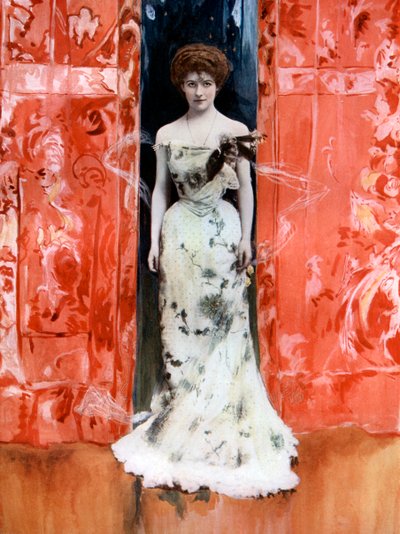 Jessie Bateman w Człowieku z Blankleys, c1902. autorstwa Fellows Willson