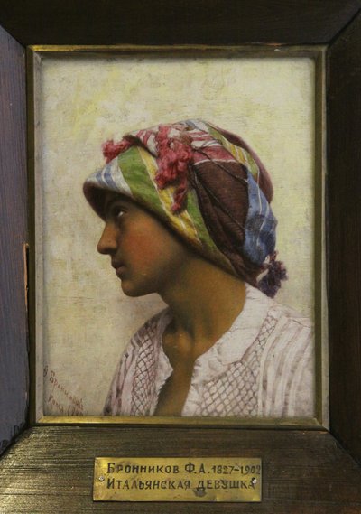 Włoszka, 1880 autorstwa Feodor Andreyevich Bronnikov