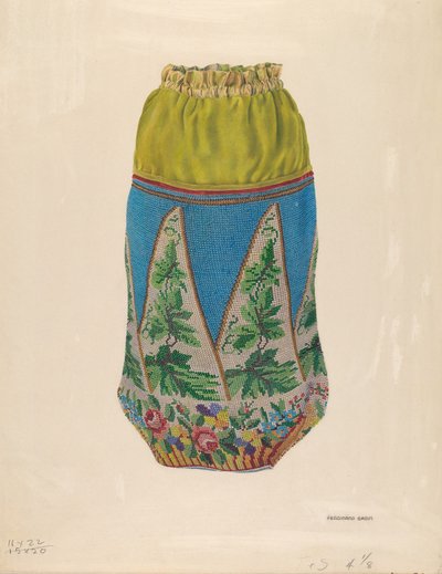 Torebka z koralikami autorstwa Ferdinand Badin