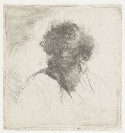 Popiersie mężczyzny z wykrzywioną twarzą autorstwa Ferdinand Bol (possibly)