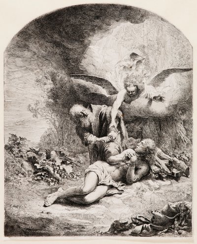 Ofiara Abrahama autorstwa Ferdinand Bol