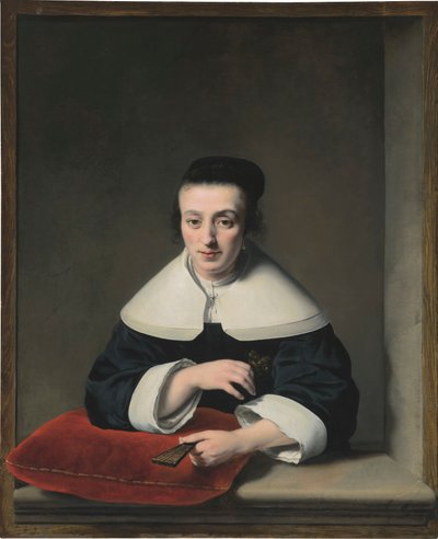 Portret kobiety przy oknie autorstwa Ferdinand Bol