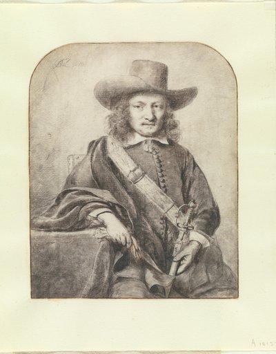 Portret oficera z Goudy autorstwa Ferdinand Bol