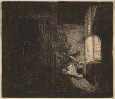 Rodzina w pokoju autorstwa Ferdinand Bol