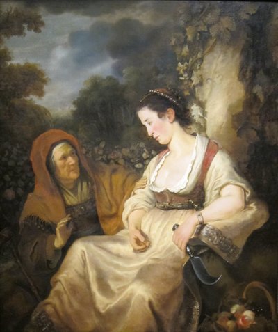 Vertumnus i Pomona autorstwa Ferdinand Bol