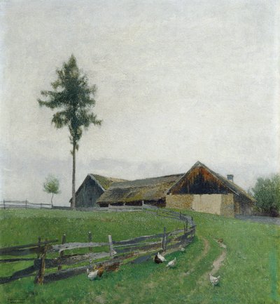 Farma w pobliżu Zwettl autorstwa Ferdinand Brunner
