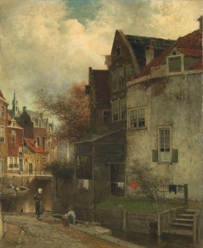 Pejzaż miejski autorstwa Ferdinand Carl Sierich