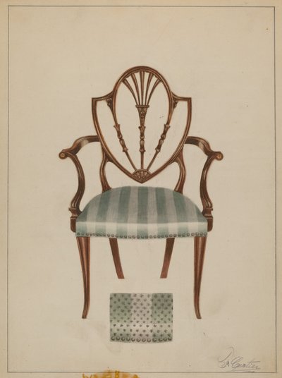 Fotel autorstwa Ferdinand Cartier