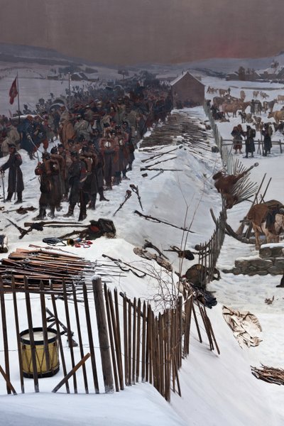 Bourbaki Panorama von Ferdinand & Castres Edouard (1838-1902) Hodler