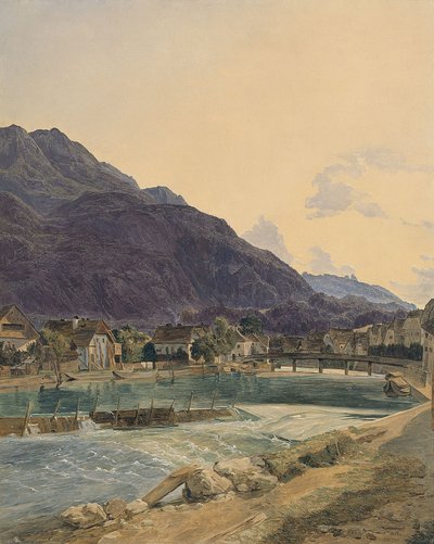 Bad Ischl, 1836 autorstwa Ferdinand Georg Waldmuller