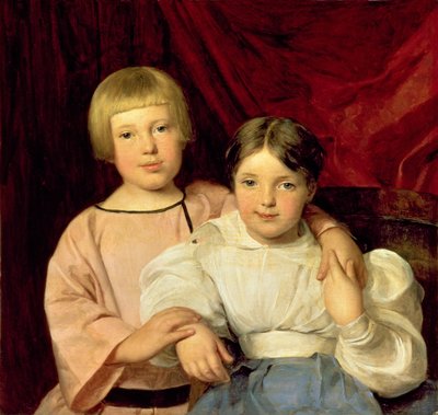 Dzieci autorstwa Ferdinand Georg Waldmuller