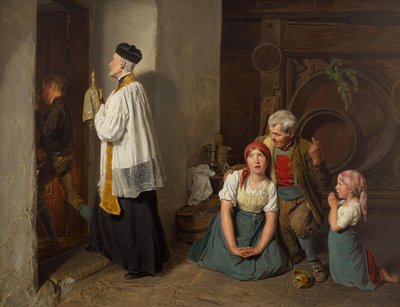 Ostatnie obrzędy autorstwa Ferdinand Georg Waldmuller