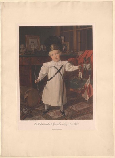 Cesarz Austrii Franciszek Józef I autorstwa Ferdinand Georg Waldmuller