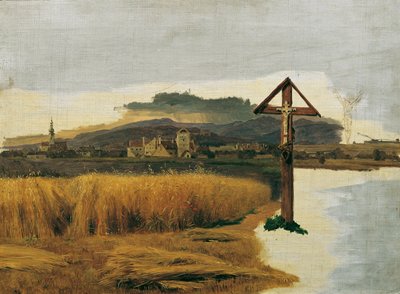 Krajobraz Brunn am gebirge autorstwa Ferdinand Georg Waldmuller