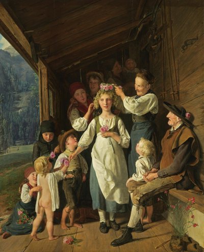 Druhna autorstwa Ferdinand Georg Waldmuller