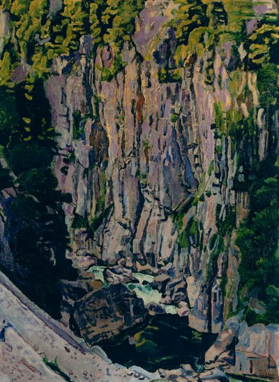 Wąwóz Aare autorstwa Ferdinand Hodler