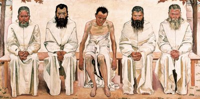 Zmęczenie życia autorstwa Ferdinand Hodler