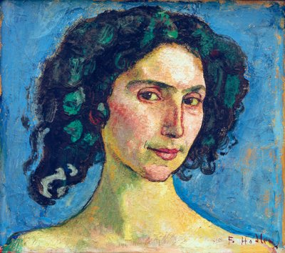 Studium głowy włoskiego autorstwa Ferdinand Hodler