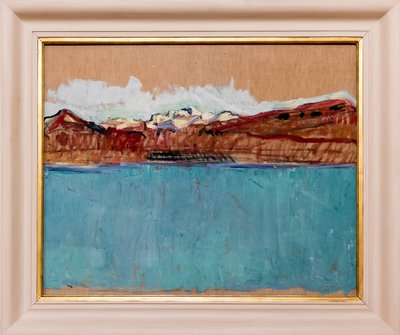 Jezioro Genewskie i Mont Blanc po południu autorstwa Ferdinand Hodler