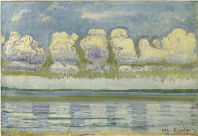 Jezioro Genewskie ze Szwajcarską Jurą, 1909 autorstwa Ferdinand Hodler