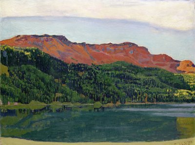 Jezioro Silvaplana z Piz Corvatsch autorstwa Ferdinand Hodler