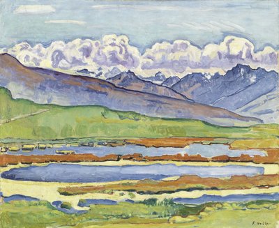 Krajobraz w Montanie autorstwa Ferdinand Hodler