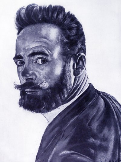 Autoportret, 1891 autorstwa Ferdinand Hodler